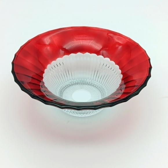 Mikasa Crimson Dawn Hostess Bowl NIB - Picture 3 of 6